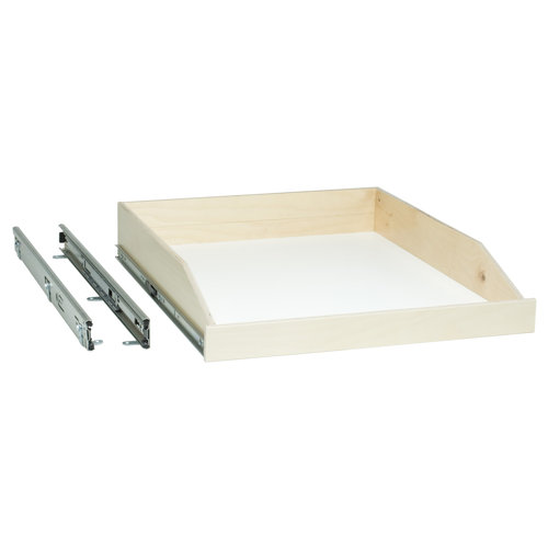 SlideAShelf SlideOut Shelf MadetoFit Full Extension Rails